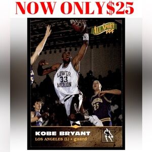Kobe Bryant 1996/97 Los Angeles Lakers Rookie RC NBA Basketball Card
